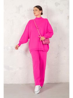 Triko Takım Melike Tatar Fuşya