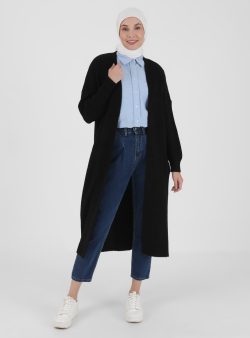 Triko Hırka Refka Siyah