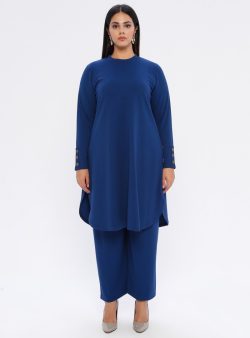 Büyük Beden Takım GELİNCE İndigo