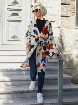 Kimono Tofisa Vizon / Kırmızı