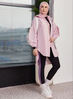 Spor Tayt Tofisa Lila / Siyah