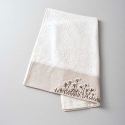 Linens Grassy Bambu Havlu Ekru