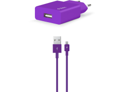 TTEC 2SCS20MMR Smart Charger 2.1A Seyahat Şarj Cihazı ve Micro USB Kablo Mor