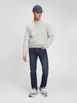 Lacivert Mid Rise Slim Washwell™ Jean Pantolon