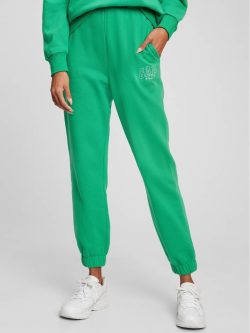 Yeşil High Rise Gap Logo Jogger Eşofman Altı