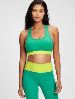 Yeşil GapFit PowerMove T-Back Spor Sütyeni