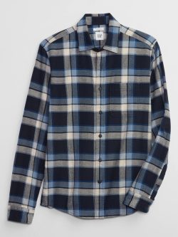 Mavi Ekose Standard Fit Oxford Gömlek