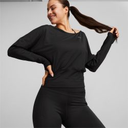 Puma – 522239_01 – PUMA STUDIO YOGINI LITE Kadın Uzun Kollu Antrenman Sweatshirt