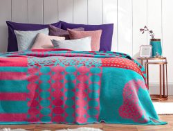 Madame Coco Patrice Pamuklu Jakar Battaniye