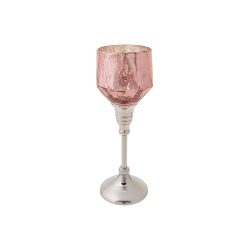 Karaca Lucca Şamdan Tealight Mumluk Pembe 24cm