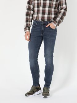 041 Danny Düşük Bel Dar Paça Slim Fit Jean Erkek Jean Pantolon