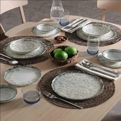 Pierre Cardin Ethnic Blue 24 Parça Yemek Takimi Mavi