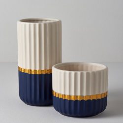 Linens Ludo Vazo 12x11x10,5 Cm Lacivert Lacivert