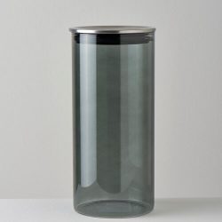 Linens Smoky Kavanoz 10,4×10,4×22 Cm Füme Füme