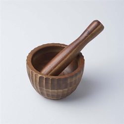 Linens Pole Akasya Havan 12×8 Cm Ahşap Ahşap