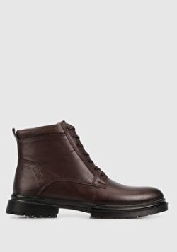 Kahve Deri Erkek Bot