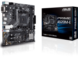 ASUS Prime A520M-E AMD A520 AM4 DDR4 4400 HDMI DVI VGA M2 USB3.2 mATX Anakart