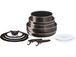 TEFAL Ingenio XL Intense 2X Büyük Set 12 Parça Tencere Kahverengi