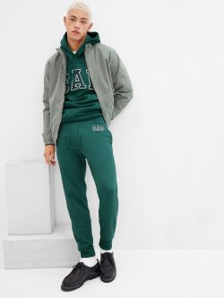 Yeşil Gap Logo Fleece Jogger Eşofman Altı