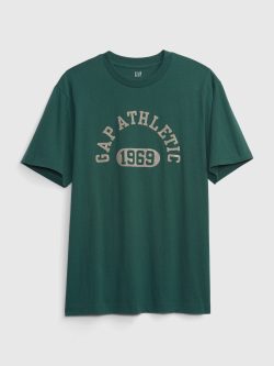 Yeşil Gap Logo T-Shirt