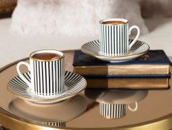 Madame Coco Evorde Mila 2 Kişilik Kahve Fincan Seti