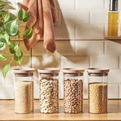 Emsan Arya 4’lü Büyük Saklama Kabı Bej