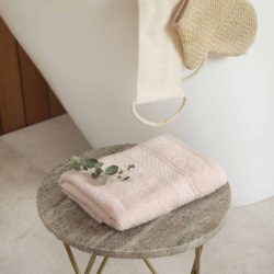 Karaca Home Dielle Recycle Yüz Havlusu 50 cm x 90 cm Pudra