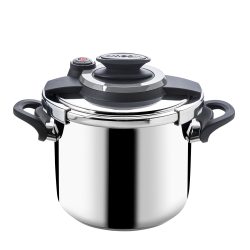 Emsan Montana Siyah Gri Düdüklü Tencere 6 Litre