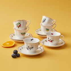 Karaca Nostalji 6 Kişilik Kahve Fincan Takımı 80 ml