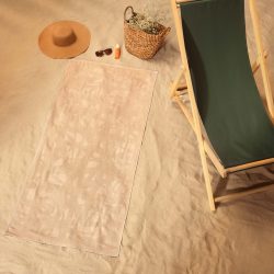 Sarah Anderson Leaf Plaj Havlusu Gri