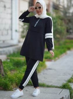 Eşofman Takımı Por La Cara Siyah