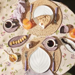 Emsan Bianca Leaf Porselen 32 Parça 6 Kişilik Kahvaltı/Servis Takımı