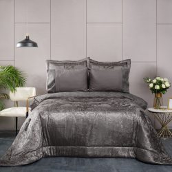 Karaca Home Victoria Antrasit Çift Kişilik 7 Parça Private Düet Set