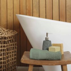 Karaca Home Dielle Recycle Banyo Havlusu 70 cm x 140 cm Yeşil