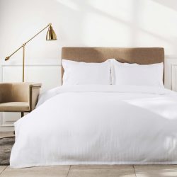 White Collection Victore Beyaz Pamuk Çift Kişilik Pike