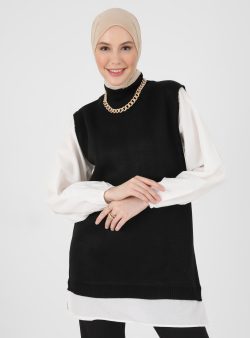 Triko Tunik Refka Siyah