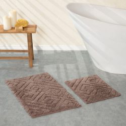 Karaca Home Elite Kahve Paspas Set 50×80 cm 50×40 cm