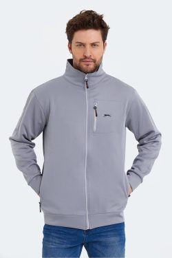 Slazenger SEEK Erkek Sweatshirt Açık Gri