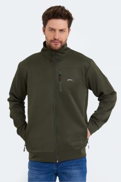 Slazenger SEEK Erkek Sweatshirt Haki
