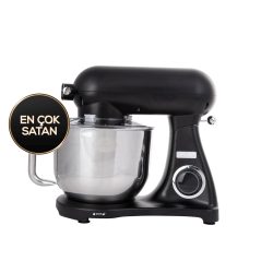 Karaca Powercast Chef Döküm Stand Mikser Matte Black Mutfak Şefi 1800W 6,2 Lt