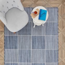 Kaşmir Halı Doğasever Geri Dönüşümlü Pamuk Halılar Delta 80×300 cm