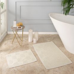 Karaca Home Kelly Esta Krem Paspas Set
