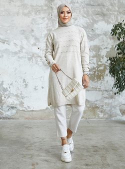 Triko Tunik MODAEFA Bej