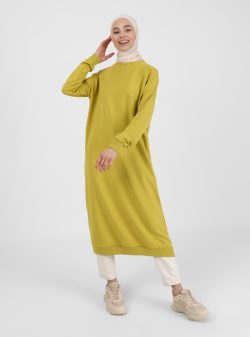 Sweatshirt Refka Yağ Yeşili