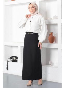 Etek MODAPİNHAN Siyah