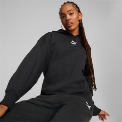 Puma – 535684_01 – PUMA CLASSICS OVERSIZE Kapüşonlu Sweatshirt Kadın