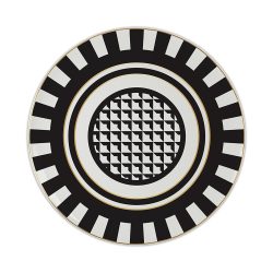 Baci Milano Optical Porselen Yemek Tabağı 28 cm