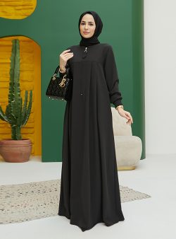 Tesettür Elbise Neways Siyah