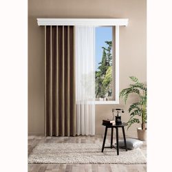 Bright Hazir Fon Perde Bej 150×260 Cm Bej