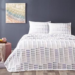 Taç Aston Çift Kişilik Pike Takimi Gri Gri